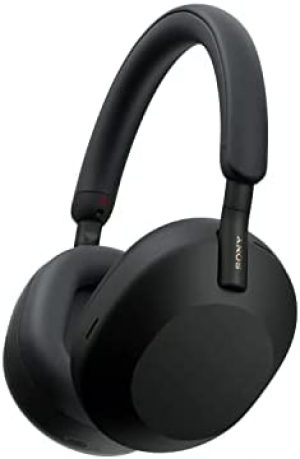 Sony WH-1000XM5 Industry Leading Noise Cancelling Wireless Headphones, Hi-Res Audio, Best Phone Call Quality, 30 Hours Battery Life, Wearing Detection, Alexa Voice Assistant, Multipoint – Black