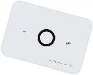 Kokiya Mini 4G LTE Mobile WiFi Router with Sim Card Slot Support B1 B3 B7 B8 Network Band 150Mbps Connects 10 Devices for Camping Travel Party
