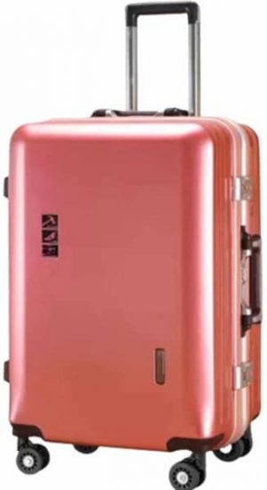 Smart Travel Trolley Suitcase, Multi-Functional Rechargeable USB Ultra-Quiet Universal Wheel Suitcase, Trinity Combination Lock (Gold 35 * 22 * 55CM)