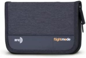 Flightmode Passport Wallet (Waterproof, Zip Around, RFID Blocking, Anti-Theft, Passport Holder, Travel Card Wallet)