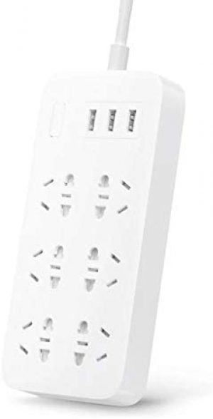 Xiao Mi Power Strip International Travel Powerboard with USB Ports (6 Outlet 3 USB)