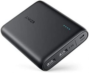 Anker PowerCore 13000 Portable Charger – Compact 13000mAh 2-Port Ultra Portable Phone Charger Power Bank with PowerIQ and VoltageBoost Technology for iPhone, iPad, Samsung Galaxy (Black)