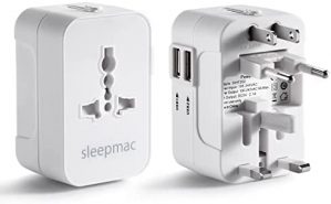 Sleepmac Universal Power Adapter (White)