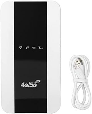 Mobile Hotspot, Portable Wireless WiFi Router for Desktops Laptops, WiFi Device for Home, Travel, Outdoor, Travel Party, Support 4G / 5G SIM Card, WiFi Hotspot, 150mbps High Speed(M10)