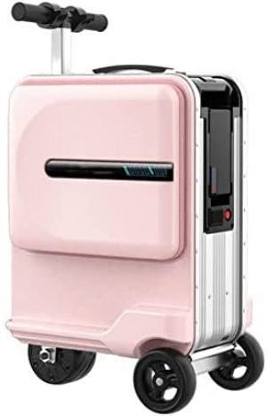20inch Electric Travel Suitcase, SE3miniT Luggage Bag with Removable Power Bank Battery, Smart Riding Suitcase, USB Rechargeable Trolley Boarding