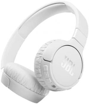 JBL Tune 660 Wireless ON Ear Noise Cancelling Headphones White