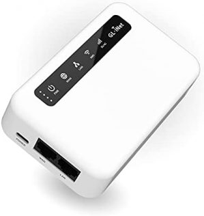 GL.iNet GL-XE300 (Puli) 4G LTE Industrial IoT Gateway, Mobile Smart VPN Router, Portable WiFi Wireless Travel Hotspot, OpenWrt, 5000mAh Battery, OpenVPN Client, 300 Mbps/IPv6/WPA3/Nano SIM Card EP06-E