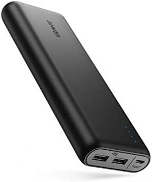 Anker 20000Mah Portable Charger Powercore 20100 – Ultra High Capacity Power Bank with 4.8A Output, Poweriq Technology for iPhone, iPad & Samsung Galaxy & More (Black)