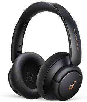 Soundcore by Anker Life Q30 Hybrid Active Noise Cancelling Headphones with Multiple Modes, Hi-Res Sound, 40H Playtime, Fast Charge, Soft Earcups, Bluetooth Headphones, Travel, Black, A3028