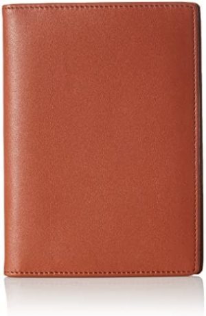 AmazonBasics Leather Rfid Blocking Passport Wallet, Brown