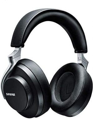 Shure AONIC 50 Wireless Noise Cancelling Headphones, Premium Studio-Quality Sound, Bluetooth 5 Wireless Technology, 20 Hours Battery Life – Black