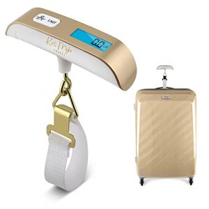 Kat Myhr Digital Luggage Scale – Travel Digital Luggage Weight Scale – Portable Luggage Bag Weight Suitcase Scale – Travel Weight Luggage Scales Suitcase Weighing Scale – Luggage Baggage Weight Scale