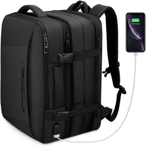 Mark Ryden 23L/40L Business Carry-on Travel Backpack, Lightweight Flight-Approved Expandable Weekender Bag with USB Charging Port fit 17.3 Laptop