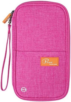 Family Passport Holder RFID Blocking Travel Wallet Waterproof Holiday Document Organizer Pouch for Men Women Credit Cards, Boarding Passes, Tickets, Cash, ID, Papers by ManKn